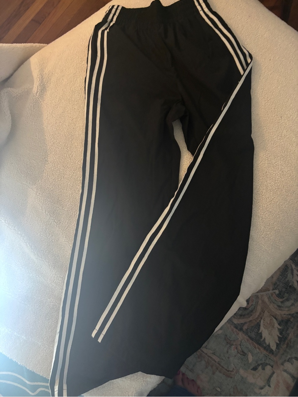 PacSun Black Joggers with White Side Stripes